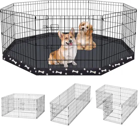 PEEKABOO Dog Playpen 24 Inch,… — Photo 1