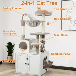 Timberer Cat Tree with Litter… — Photo 2