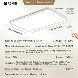 AOMEI White Light Spectrum Living… — Photo 2