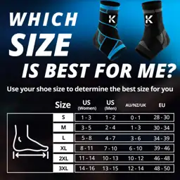 Koprez Ankle Compression Sleeve &… — Photo 2