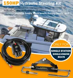 150HP Hydraulic Outboard Steering Kit… — Photo 2