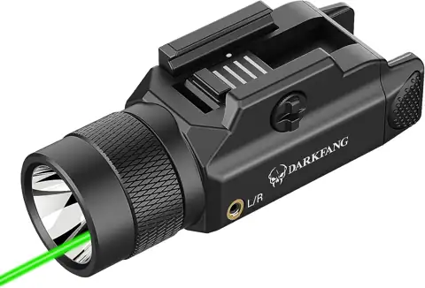 DARKFANG Tactical Flashlight and Green… — Photo 1