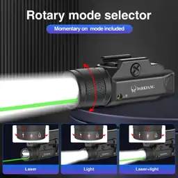 DARKFANG Tactical Flashlight and Green… — Photo 2