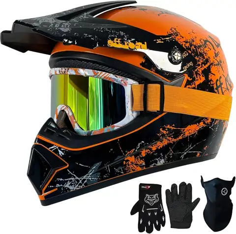 DOT Kids Motorcycle Helmet 6-18,… — Photo 1