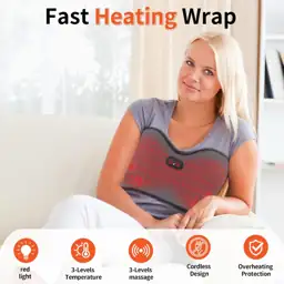 Cordless Breast Massager Heating Pad… — Photo 2