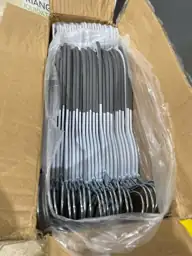 30-Pack Plastic Hangers, Space-Saver, Non-Slip,… — Photo 3