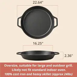 Colenza Extra Large Pre-Seasoned 20… — Photo 2