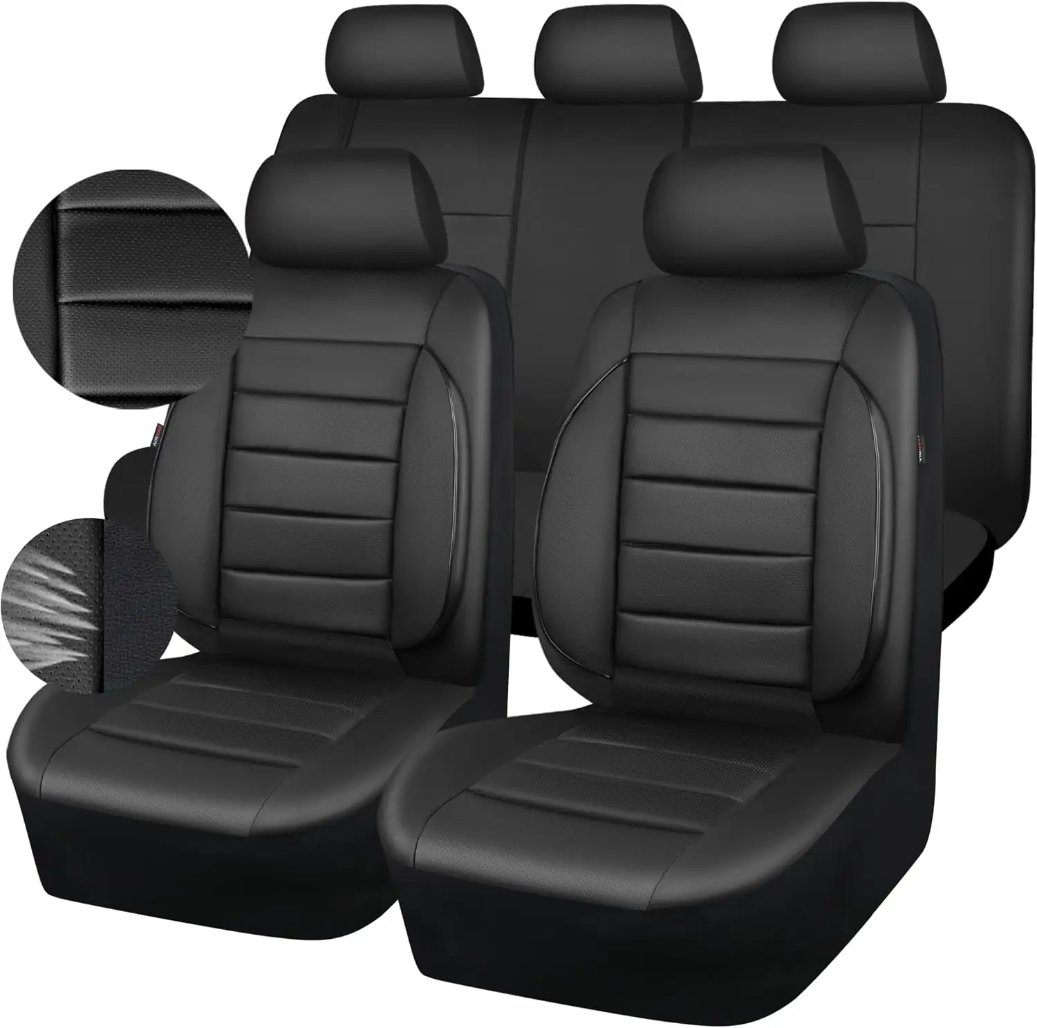 CAR PASS Leather Seat Covers… — Photo 1