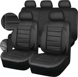 CAR PASS Leather Seat Covers… — Photo 1