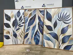 HPNIUB Large Boho Blue Botanical… — Photo 4