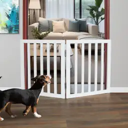ZJSF Freestanding Dog Gate -… — Photo 1