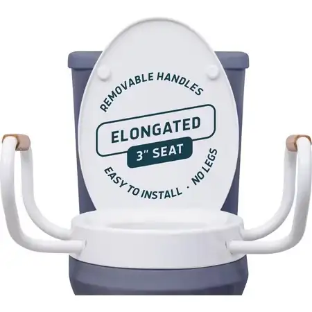 Lunderg Raised Toilet Seat with… — Photo 1