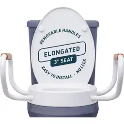 Lunderg Raised Toilet Seat with… — Photo 1