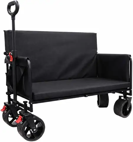 Collapsible Foldable Wagon Cart with… — Photo 1