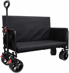 Collapsible Foldable Wagon Cart with… — Photo 1