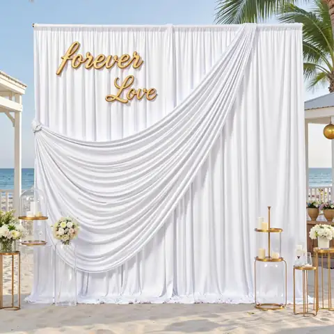 60x10FT White Photo Backdrop -… — Photo 1
