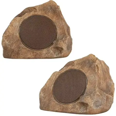 Homewell Outdoor Rock Speaker Solar-Powered… — Photo 1