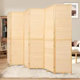 Bamboo Room Divider 6 Panel… — Photo 1