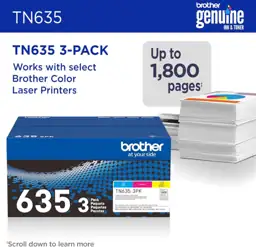 Brother Genuine TN635C/M/Y Standard Yield… — Photo 2