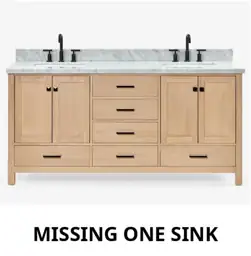 Ariel Cambridge 73-Inch Rectangle Sink… — Photo 1