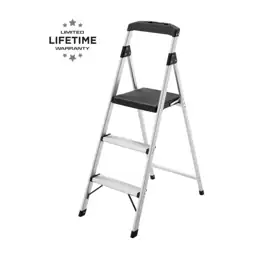 3-Step Aluminum Step Stool Ladder,… — Photo 1