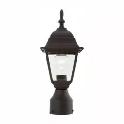 Hampton Bay 1-Light Black Steel… — Photo 2