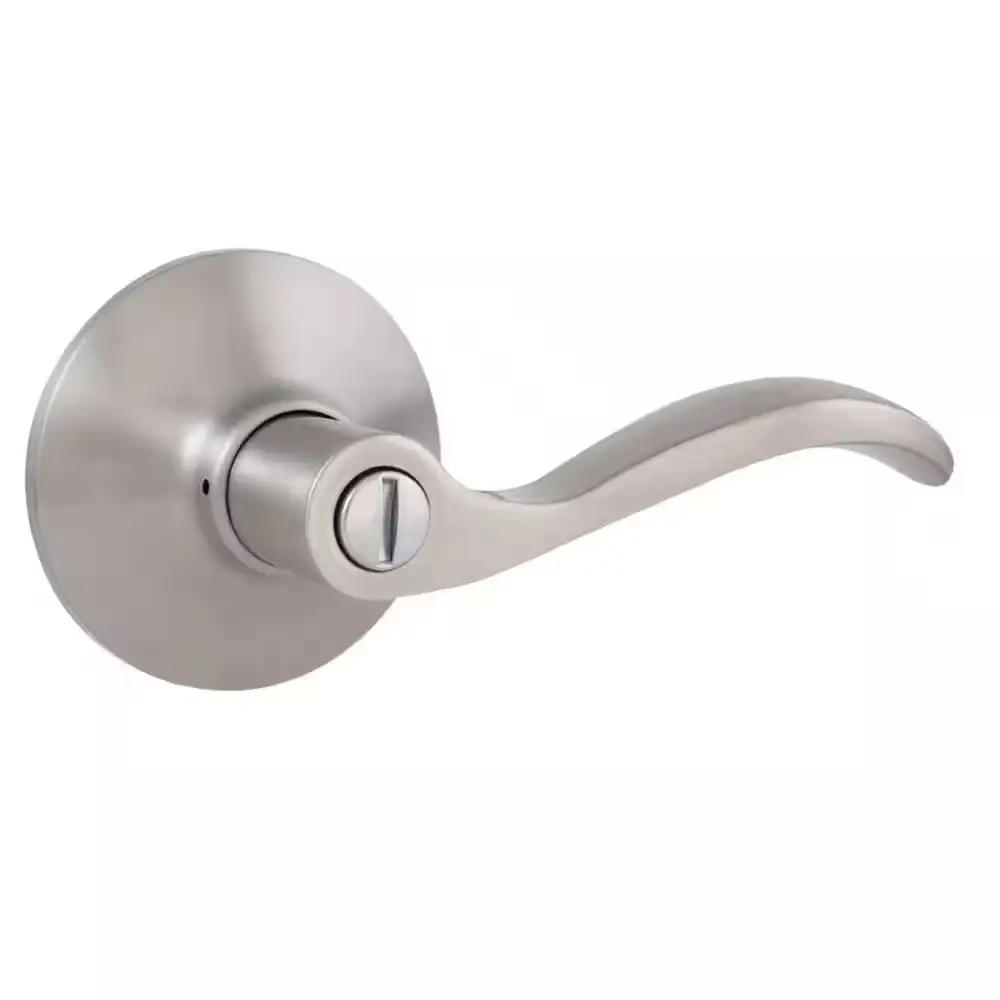 Naples Satin Nickel Bed/Bath Door… — Photo 1