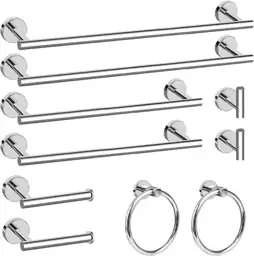 Cilee 10 Piece Chrome Bathroom… — Photo 1