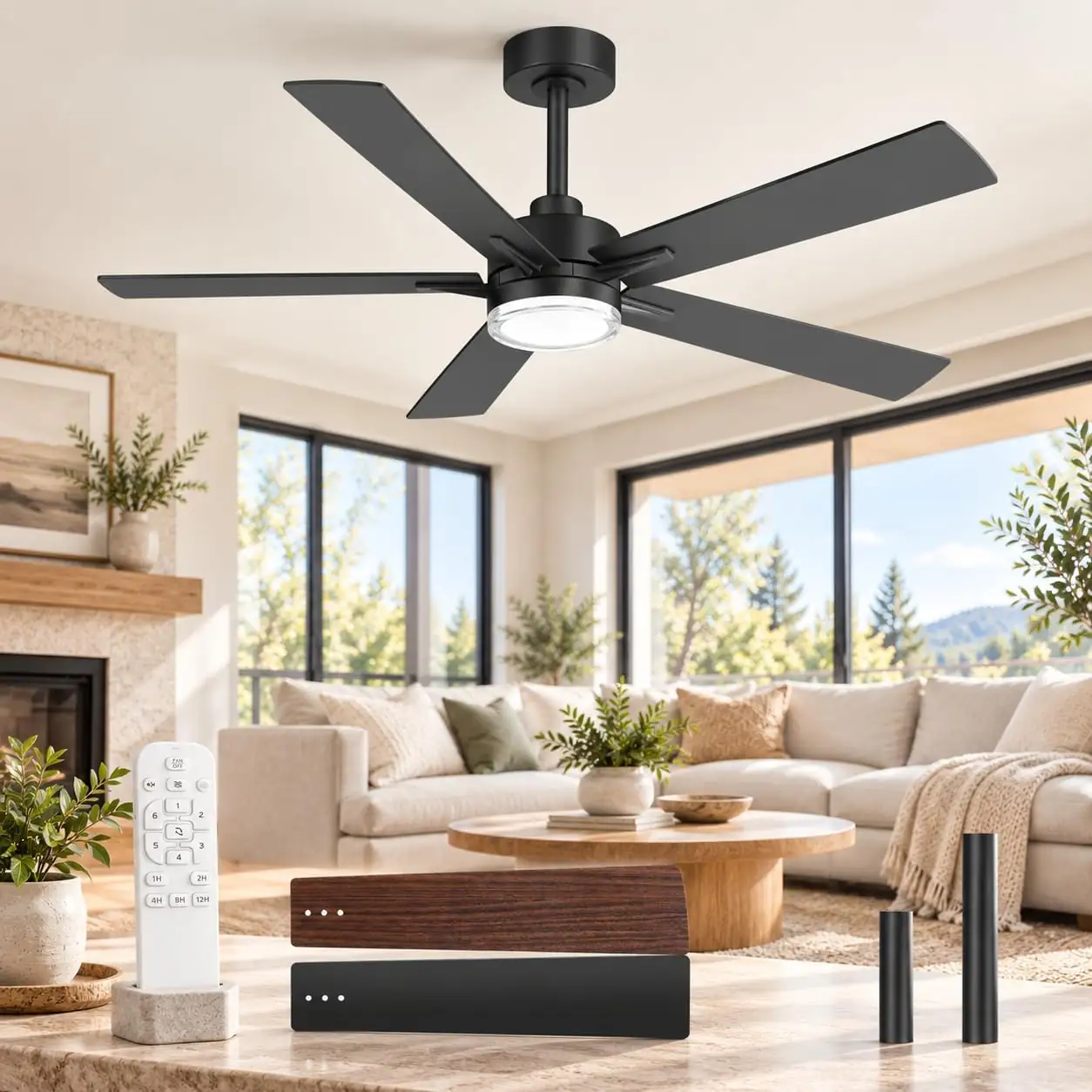 52 Inch Ceiling Fan with… — Photo 1