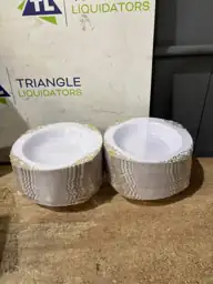 100Pcs Gold Plastic Bowls -… — Photo 3