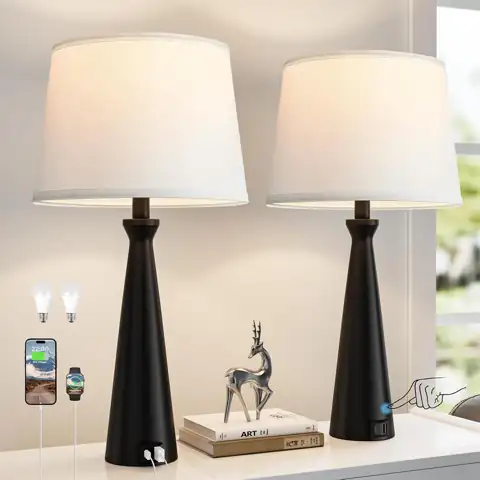 Modern Touch Lamps for Nightstand,… — Photo 1