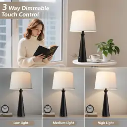 Modern Touch Lamps for Nightstand,… — Photo 2