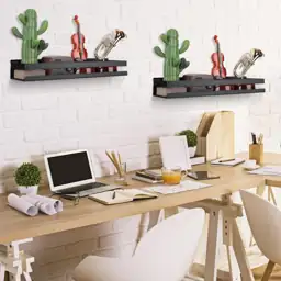 Lallisa 2-Piece Stainless Steel Wall… — Photo 2