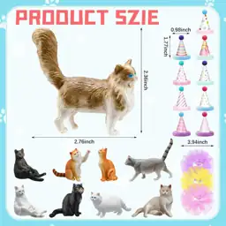 Weysat 27 Pcs Cat Cake… — Photo 2