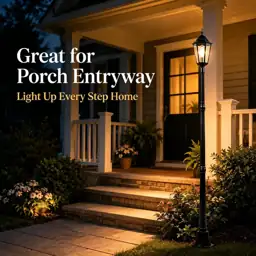 84" Outdoor Lamp Post Light,… — Photo 2