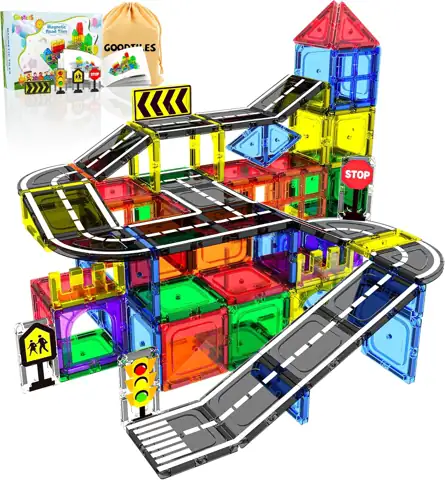 Magnetic Tiles Road Set -… — Photo 1