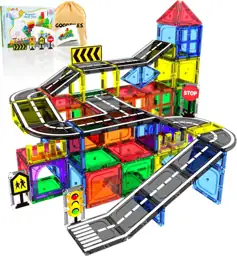 Magnetic Tiles Road Set -… — Photo 1