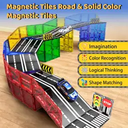 Magnetic Tiles Road Set -… — Photo 2