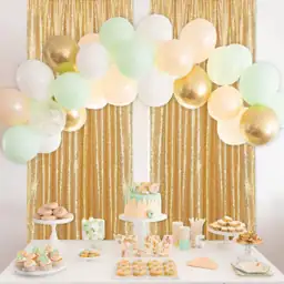 Gold Sequin Backdrop Curtains 2… — Photo 2