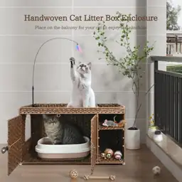Cat Litter Box Enclosure Furniture,… — Photo 2