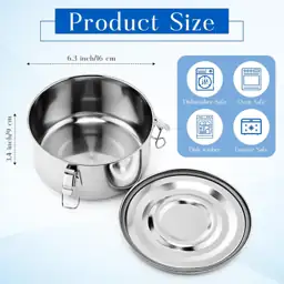 4 Pcs Stainless Steel Bento… — Photo 2