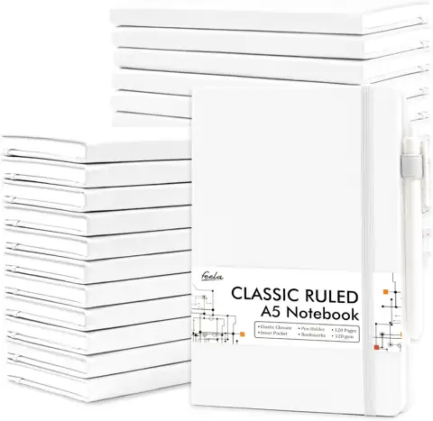 feela Notebooks, 24 Pack Hardcover… — Photo 1