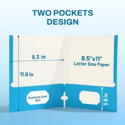 SUNEE 3-Hole Punched Folders with… — Photo 2