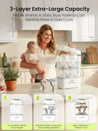 GROWNSY Baby Bottle Sterilizer and… — Photo 2