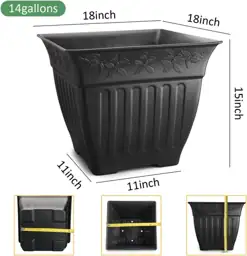 4-Pack 18 Inch Large Outdoor… — Photo 2