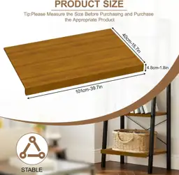 5-Pcs Bamboo Wire Rack Covers,… — Photo 2