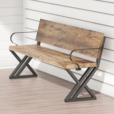 16" Metal Bench Legs with… — Photo 1