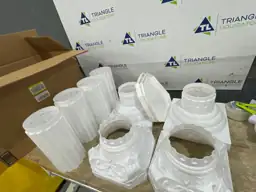 2PCS Plastic White Roman Pillar… — Photo 4