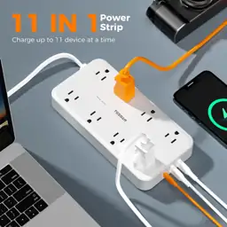 TESSAN Power Strip Surge Protector,… — Photo 2