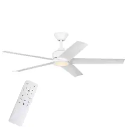 Ludlow 52 in. Matte White… — Photo 2